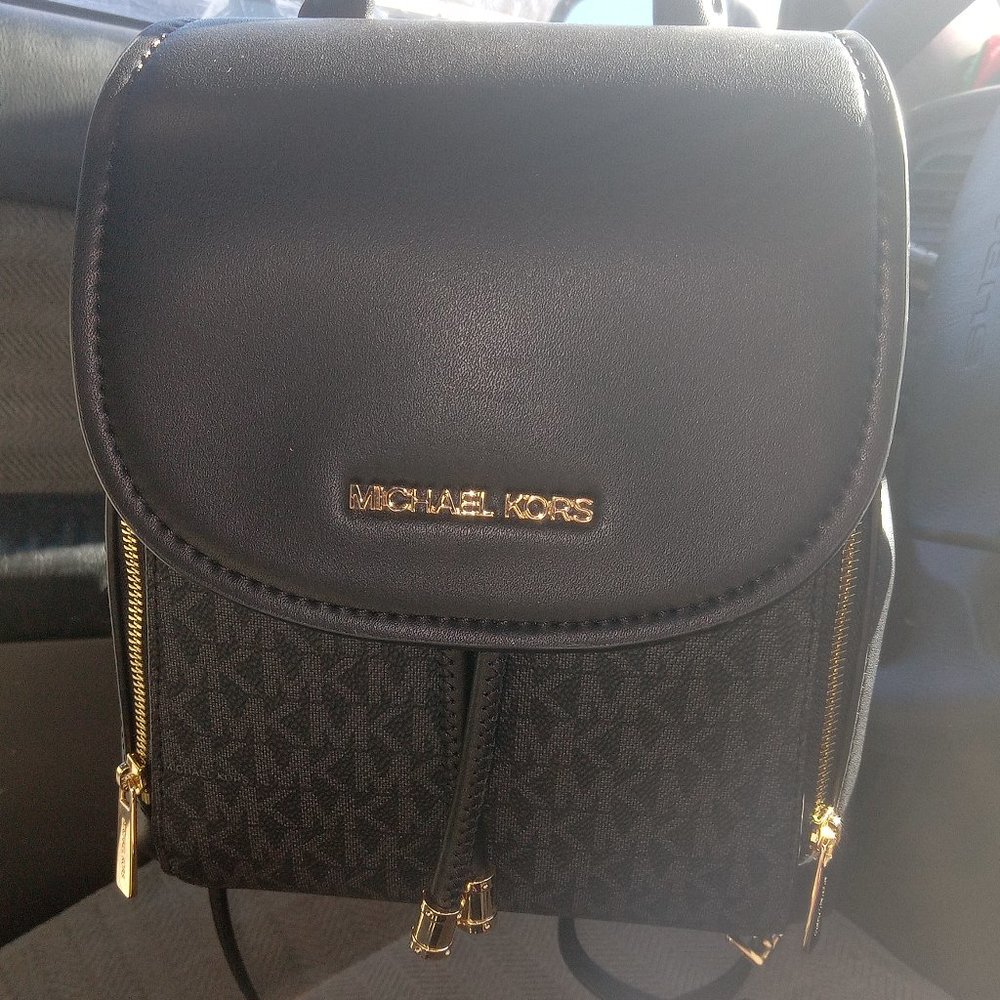 Michael Kors mini backpack purse